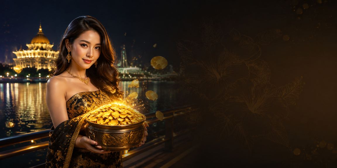 Suasana hiburan kasino di Kuching dengan pilihan permainan meja termasuk roulette dalam talian